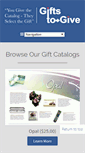 Mobile Screenshot of gifts-to-give.com